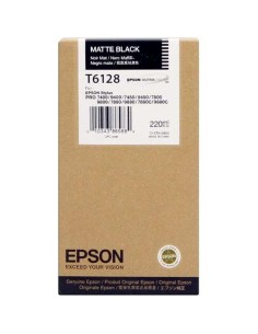 Epson T6128 Preto Fosco Cartucho de Tinta Original - C13T612800