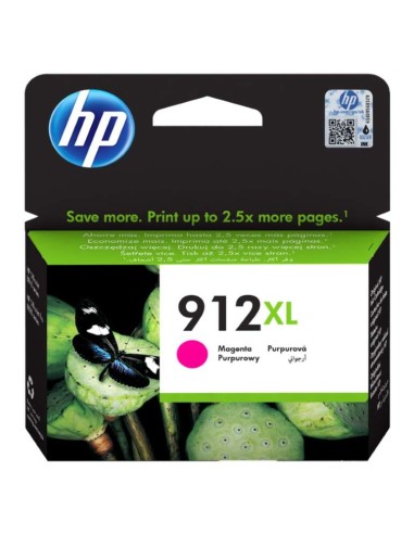 Cartucho de Tinta Original HP 912XL Magenta - 3YL82AE