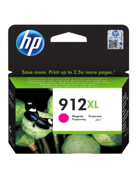 Cartucho de Tinta Original HP 912XL Magenta - 3YL82AE