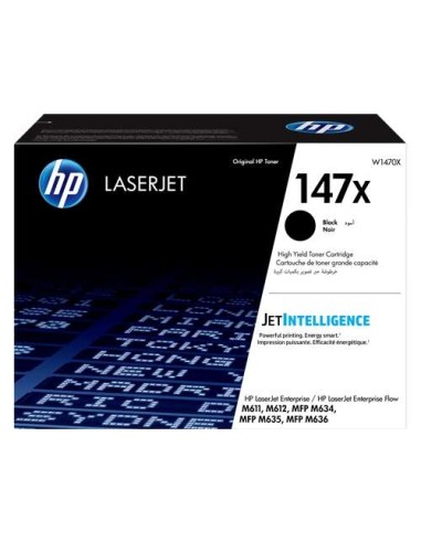 Cartucho de Toner Original HP W1470X Preto - 147X