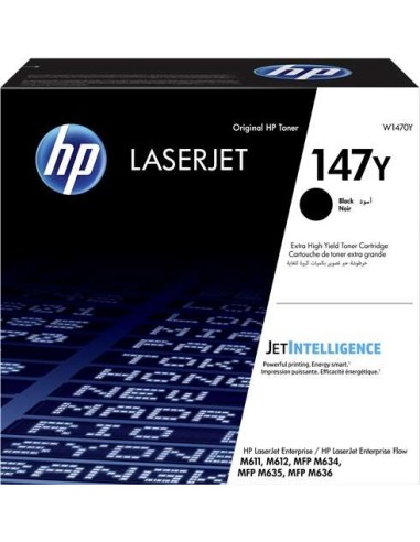 HP W1470Y Preto Cartucho de Toner Original - 147Y