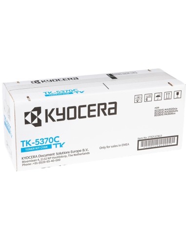 Kyocera TK5370 Cyan Cartucho de Toner Original - 1T02YJCNL0/TK5370C
