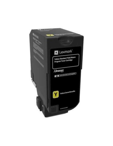 Cartucho de Toner Original Lexmark CS720/CS725/CX725 Amarelo - 74C2SY0