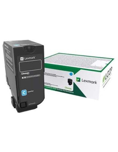 Lexmark CS727/CS728/CX727 Ciano Cartucho de Toner Original - 75B20C0