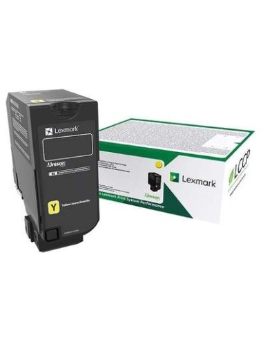 Cartucho de Toner Original Lexmark CS727/CS728/CX727 Amarelo - 75B20Y0