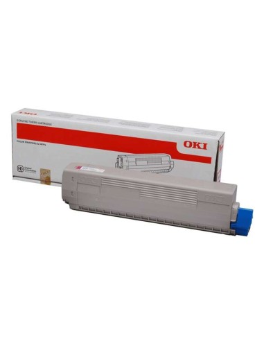 OKI C822 Magenta Cartucho de Toner Original - 44844614