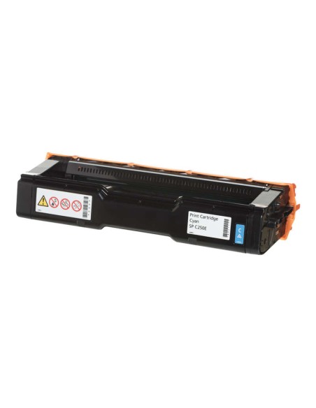 Ricoh Aficio SP-C250/SP-C260/SP-C261 Cyan Cartucho de Toner Original - 407544 en portugais se traduit par : Ricoh Aficio SP-C25