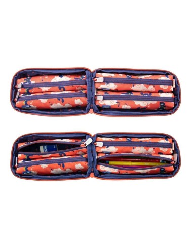 Milan Ninjutsu Pack de 4 Estojos portatudo com Conteúdo de Série - Conteúdo: Borracha, 2 Apontadores, 1 Lápis de Grafite HB, 3 