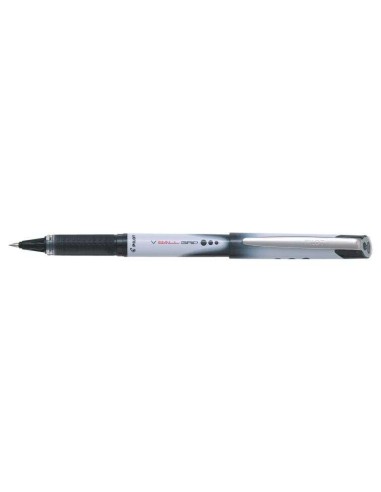 Pilot Caneta de Tinta Líquida V Ball Grip 05 - Ponta de Bola Cônica 0.5mm - Traço 0.3mm - Grip de Borracha - Cor Preto