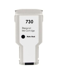 HP 730 Preto Fosco Cartucho de Tinta Genérico - Substitui P2V71A/P2V65A 2