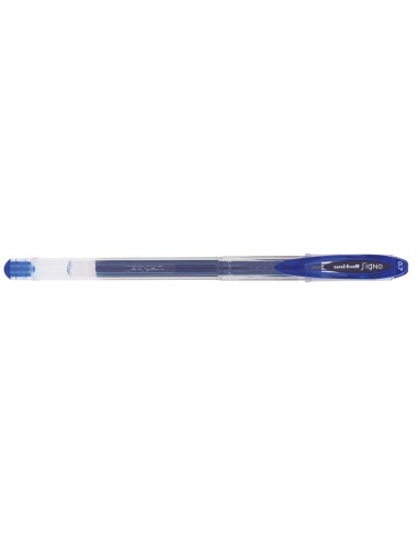 Uni-ball Signo UM-120 Caneta de Tinta Gel - Ponta de Esfera 0.7mm - Tinta Resistente à Água e Luz - Cor Azul