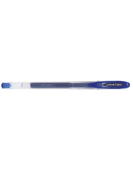 Uni-ball Signo UM-120 Caneta de Tinta Gel - Ponta de Esfera 0.7mm - Tinta Resistente à Água e Luz - Cor Azul