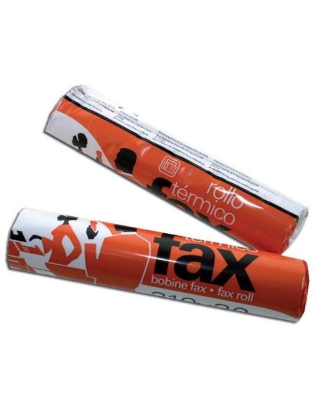 Fabrisa Rolo de Papel Térmico para Fax - Medidas 210x30x12mm