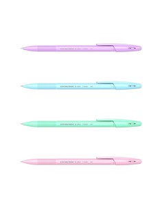 Erichkrause R-301 Pastel Esferográfica Ponta de Bola 0.7mm - Traço 0.35mm - Corpo Hexagonal Opaco em Cores Pastel - Tinta de Se 2