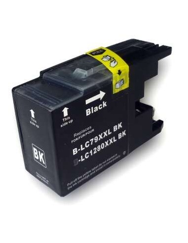 Brother LC1280XL Preto Cartucho de Tinta Genérico - Substitui LC1280XLBK