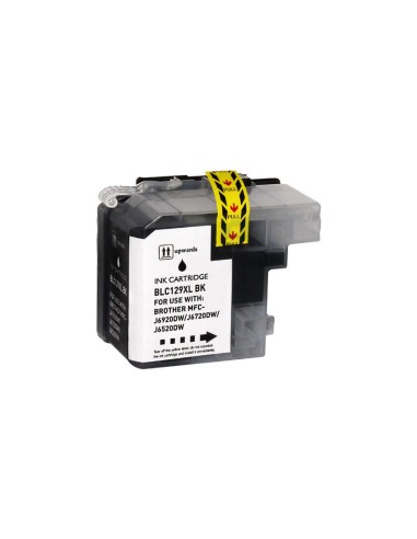 Brother LC129XL Preto Cartucho de Tinta Genérico - Substitui LC129XLBK