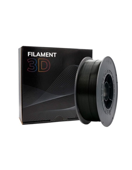 Filamento 3D ASA - Diâmetro 1,75mm - Bobina 1kg - Cor Preta