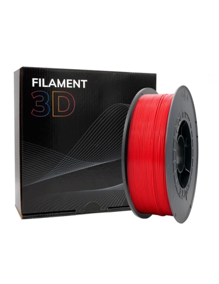 Filamento 3D ASA - Diâmetro 1,75mm - Bobina 1kg - Cor Vermelho