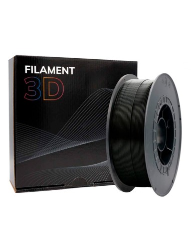 Filamento 3D PLA - Diâmetro 2.85mm - Bobina 2.5kg - Cor Preto