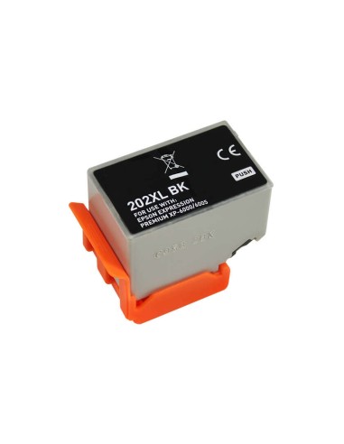Epson 202XL Preto Cartucho de Tinta Genérico - Substitui C13T02G14010/C13T02E14010