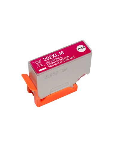 Epson 202XL Magenta Cartucho de Tinta Genérico - Substitui C13T02H34010/C13T02F34010