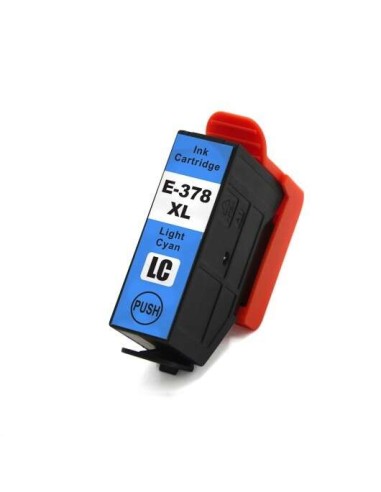 Epson 378XL Ciano Claro Cartucho de Tinta Genérico - Substitui C13T37954010/C13T37854010