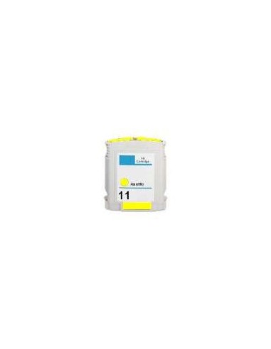 HP 11 Amarelo Cartucho de Tinta Genérico - Substitui C4838A