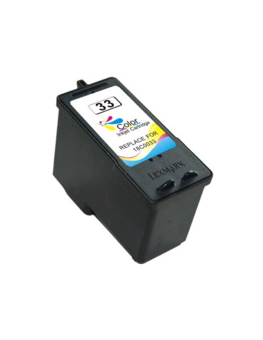 Lexmark 33 Cartucho de Tinta Colorido Genérico - Substitui 18CX033E