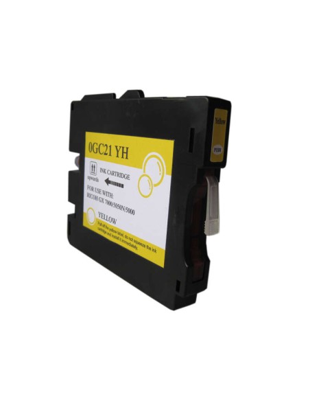 Ricoh GC21Y Amarelo Cartucho de Tinta Pigmentada Genérico - Substitui 405535/405539