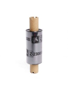 Zebra ZipShip 2300 Pacote de 12 Fitas de Transferência Térmica Original - Fitas de Cera - Núcleo 12,7mm, Largura 64mm, Comprime
