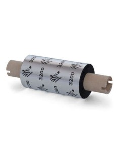 Zebra ZipShip 3200 Pacote de 12 Fitas de Transferência Térmica Original - Fitas de mistura Cera/Resina - Núcleo 12,7mm, Largura