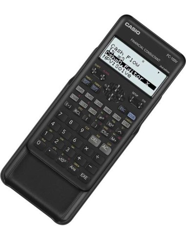 Casio FC-100V-2 Calculadora Financeira - Tela de 4 Linhas - Visualização de Vários Parâmetros ao Mesmo Tempo - Teclas de Acesso