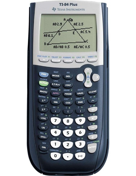 Texas-Instruments TI-84 Plus Calculadora Gráfica - Tela 8 Linhas por 16 Caracteres - Suporta Programação - 12 Aplicações Incluí
