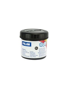 Milan Pote de Tinta Guache 40ml - Secagem Rápida - Misturável - Cor Preta