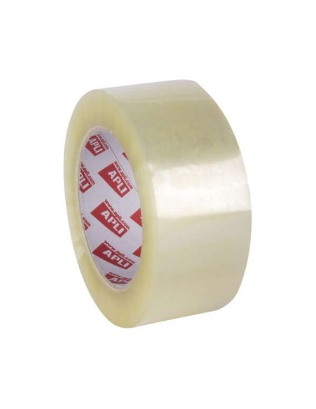 Apli Rolo de Fita Adesiva Acrílica 48mm x 132m 25 μm - Fabricado em Polipropileno - Transparente