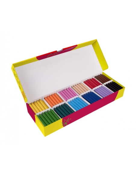 Jovi Jumbo Caixa de 300 Ceras - Deslizam Bem - Fáceis de Afiar - Desenvolvem a Motricidade Fina - Não Mancham, não Cheiram, não