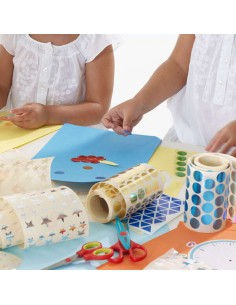 Apli Pack de 90 Adesivos Redondos Ø 20mm - Adesivo Permanente - Ideal para Escolas Infantis e Colégios - Cor Ouro 2