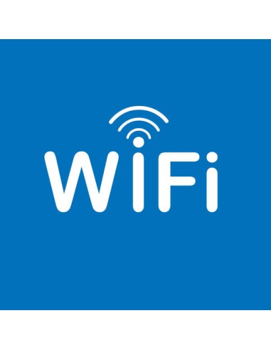Apli Autocolante em PVC de Sinalização Zona WiFi 114x114mm - Adesivo Permanente