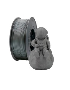 Filamento 3D PLA - Diâmetro 1.75mm - Bobina 1kg - Cor Prata 2