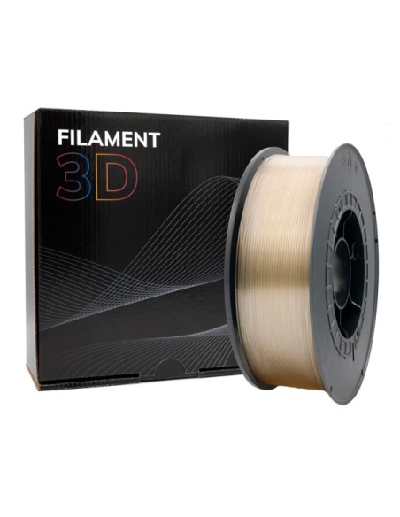 Filamento 3D PLA - Diâmetro 1,75mm - Bobina 1kg - Cor Transparente