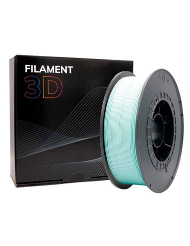 Filamento 3D PLA - Diâmetro 1,75mm - Bobina 1kg - Cor Turquesa Claro