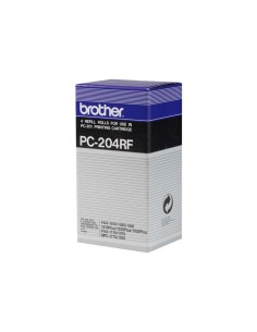 Brother PC204RF Pacote de 4 Rolos de Transferência Térmica Originais