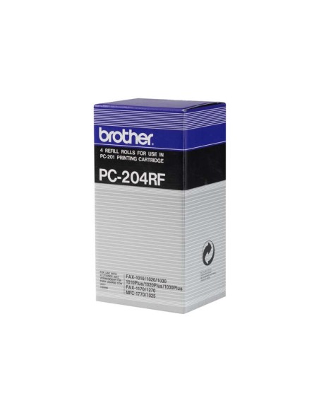 Brother PC204RF Pacote de 4 Rolos de Transferência Térmica Originais