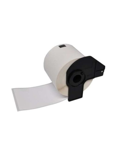 Brother DK11240 - Etiquetas Genéricas Pré-cortadas Multiuso Grandes - 102x51 mm - 600 Unidades - Texto preto sobre fundo branco