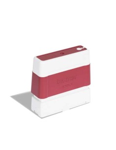 Brother PR1060R6P Pacote de 6 Monturas de Carimbos Originais - 10x60mm - Cor Vermelha