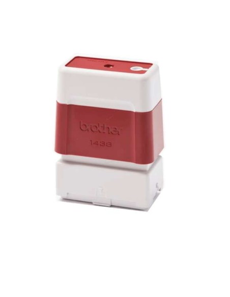 Brother PR1438R6P Pacote de 6 Suportes de Selos Originais - 14x38mm - Cor Vermelha