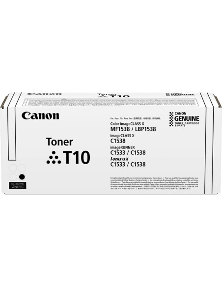 Canon T10 Preto Cartucho de Toner Original - 4566C001