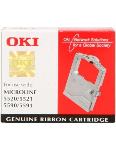 OKI ML5520/ML5521/ML5590/ML5591 Fita Matricial Preta Original - 01126301