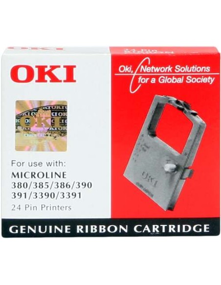 OKI ML380/ML390/ML3390 Fita Matricial Preta Original - 09002309