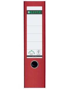 Leitz 180º Arquivador de Alavanca Tamanho A4 - Lombada Larga 80mm - Olhal, Rado e Porta-etiquetas na Lombada - Cartão Revestido 2